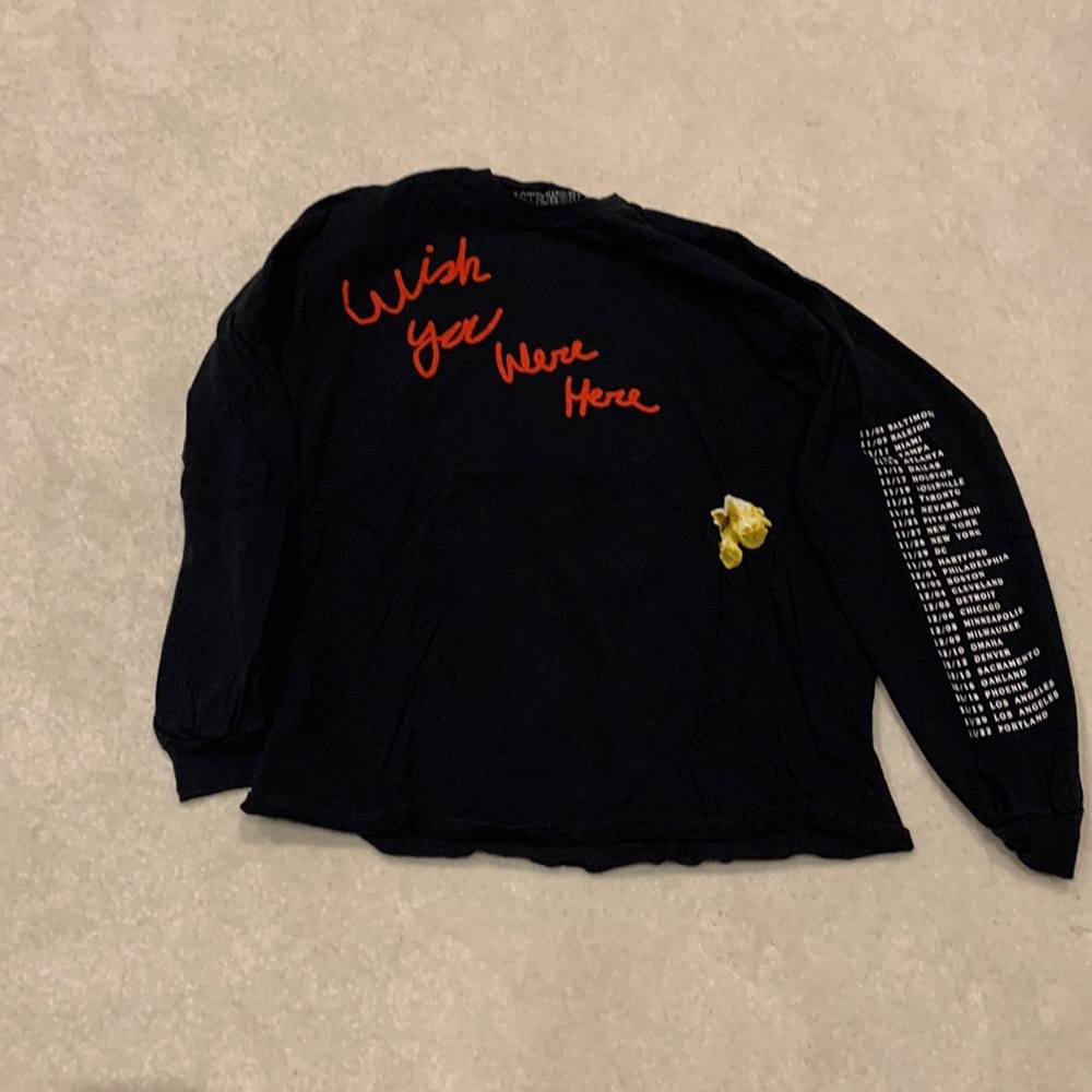 Astroworld “Wish You Were Here” Travis Scott Concert T. Size L